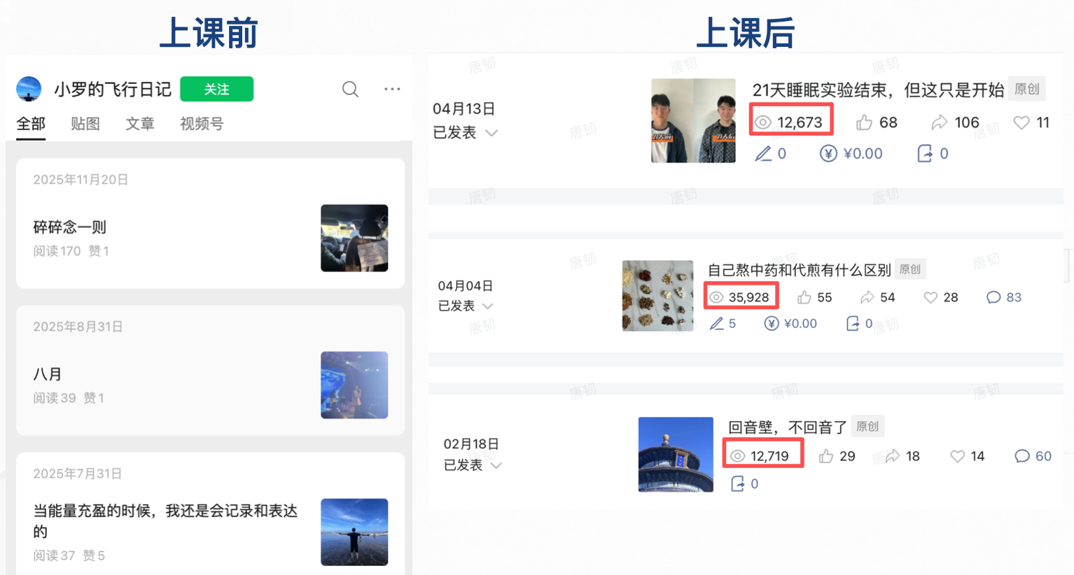 公众号案例
